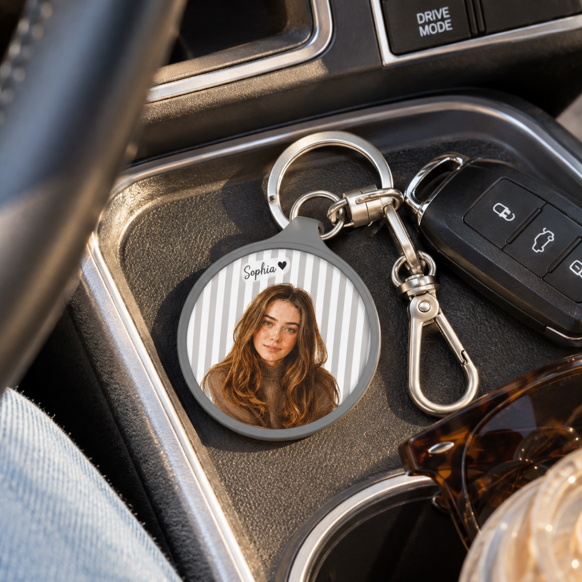 custom photo keychain using your photo, name custom photo keychain using your photo, name