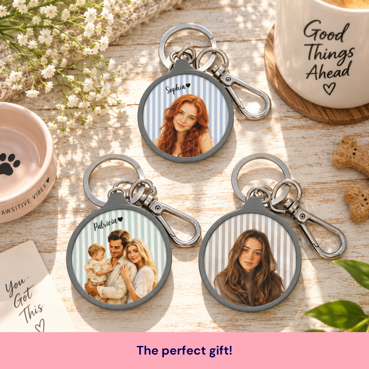 custom photo keychain using your photo, name custom photo keychain using your photo, name