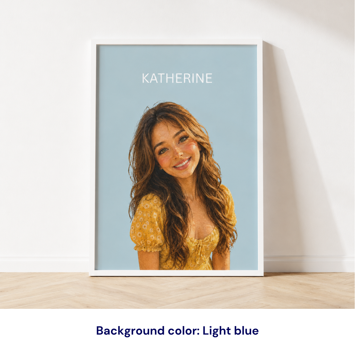 custom photo portrait using your photo + name custom photo portrait using your photo + name