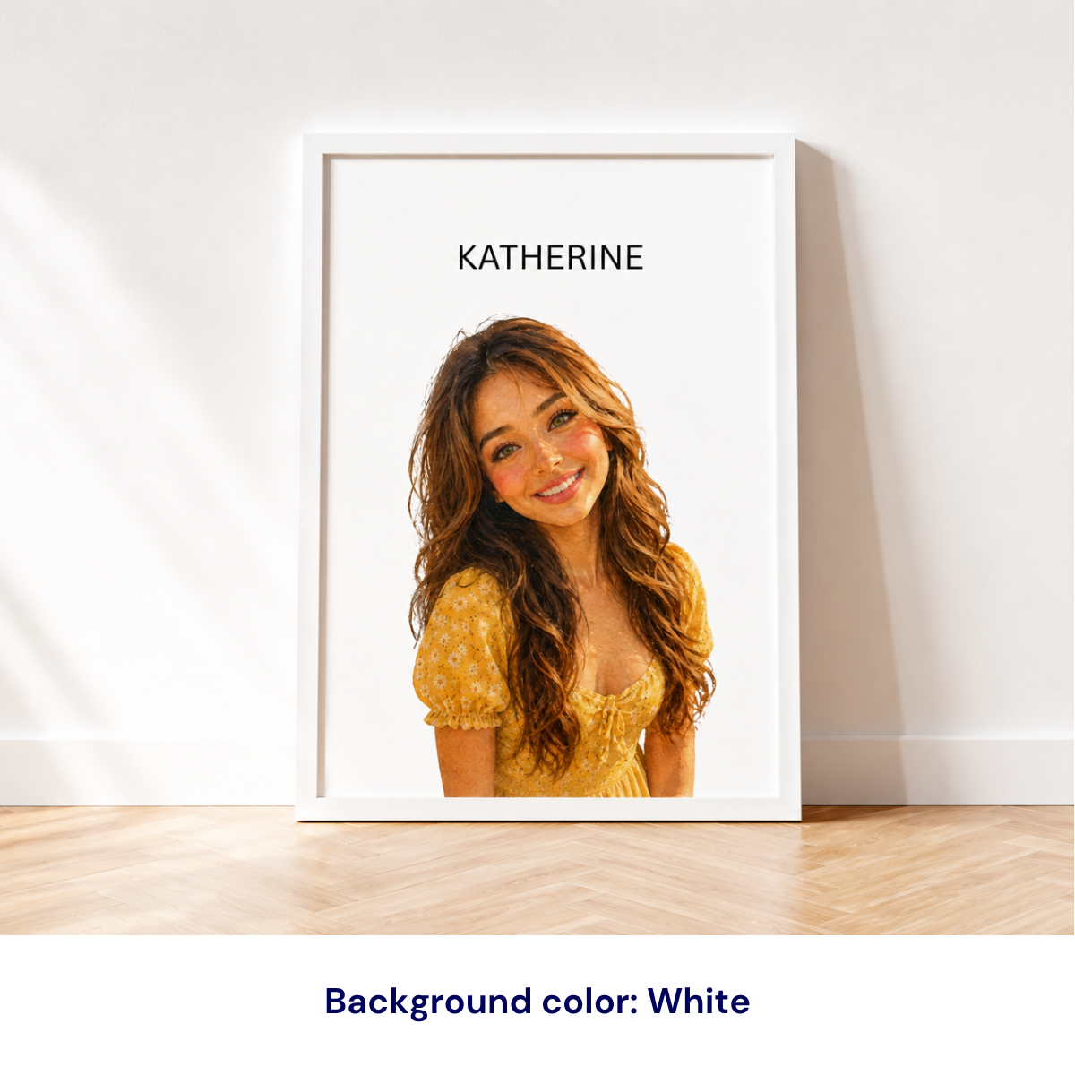 custom photo portrait using your photo + name custom photo portrait using your photo + name
