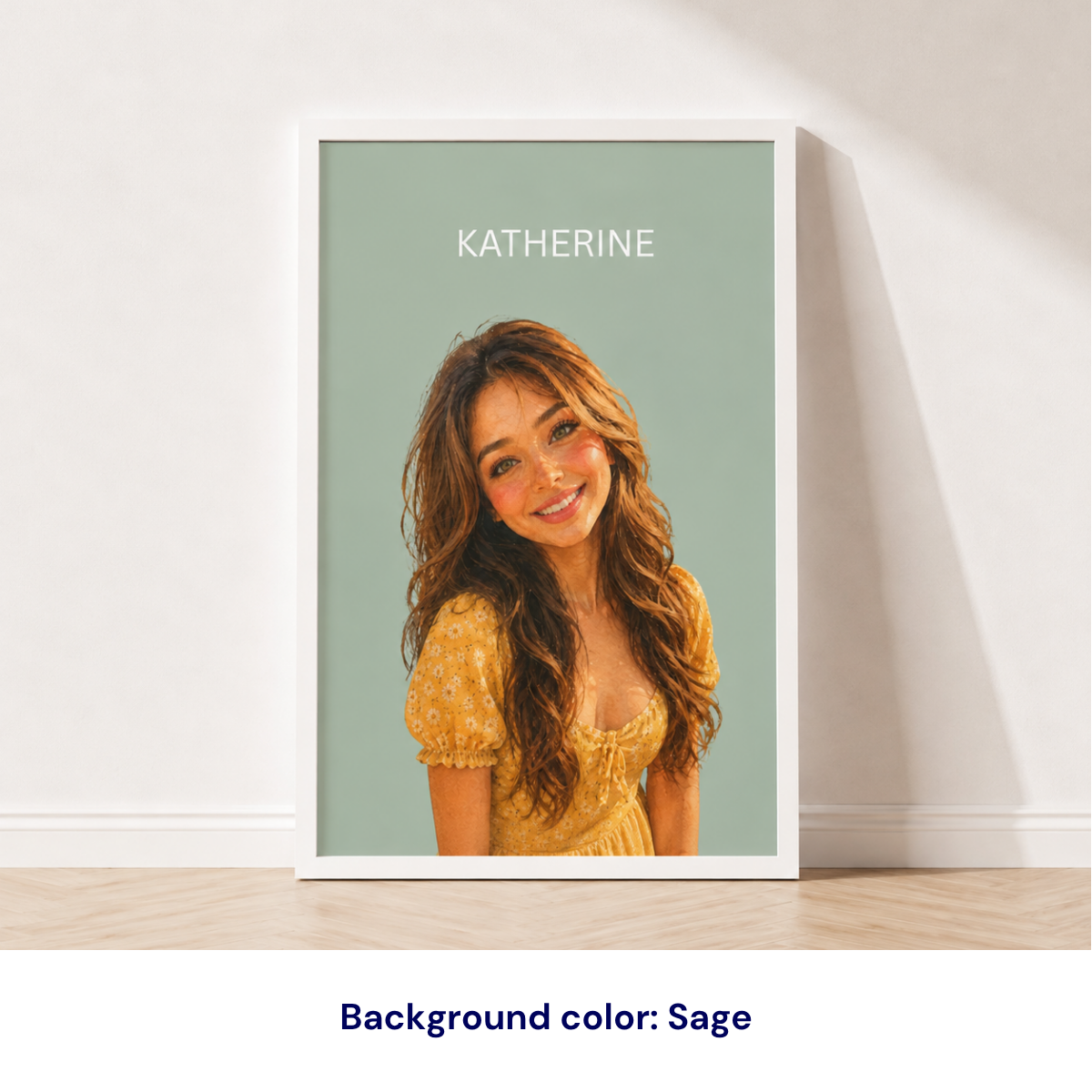 custom photo portrait using your photo + name custom photo portrait using your photo + name