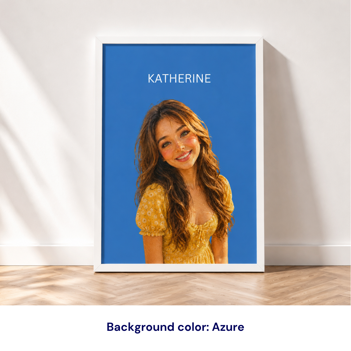 custom photo portrait using your photo + name custom photo portrait using your photo + name