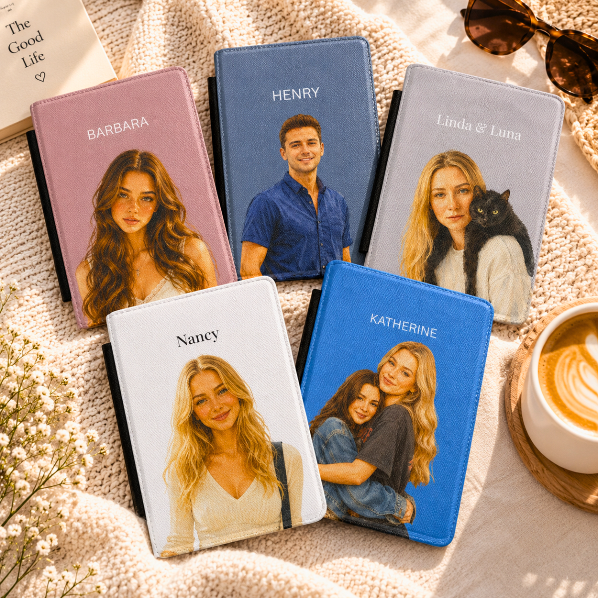 custom photo kindle case for colorsoft paperwhite (7") using your photo + name custom photo kindle case for colorsoft paperwhite (7") using your photo + name