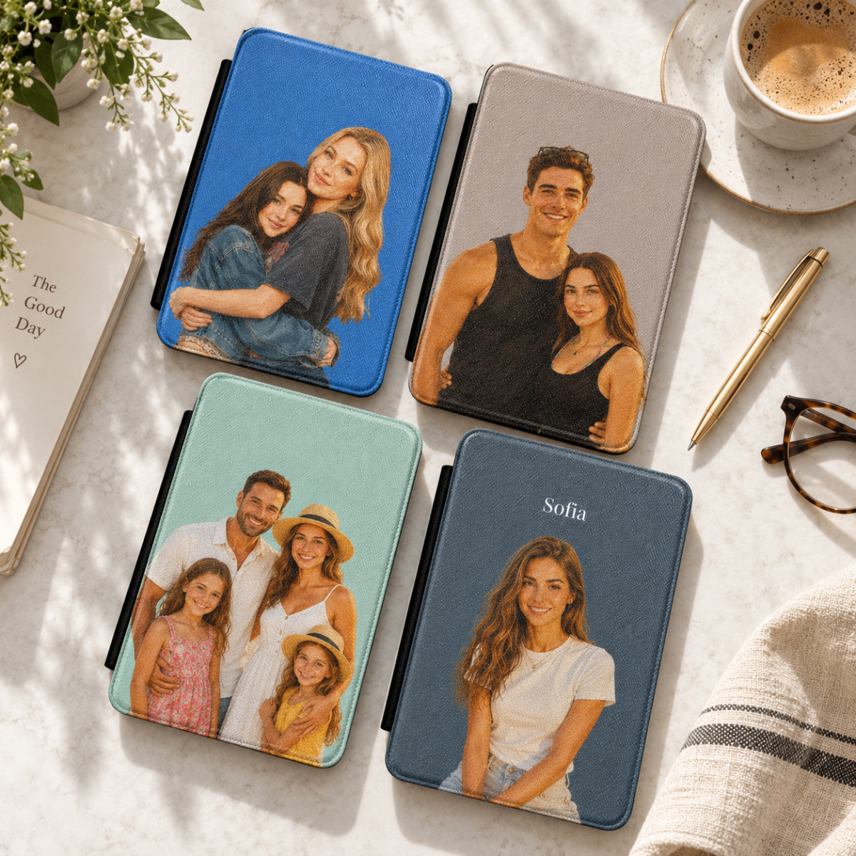 custom photo kindle case for colorsoft paperwhite (7") using your photo + name custom photo kindle case for colorsoft paperwhite (7") using your photo + name
