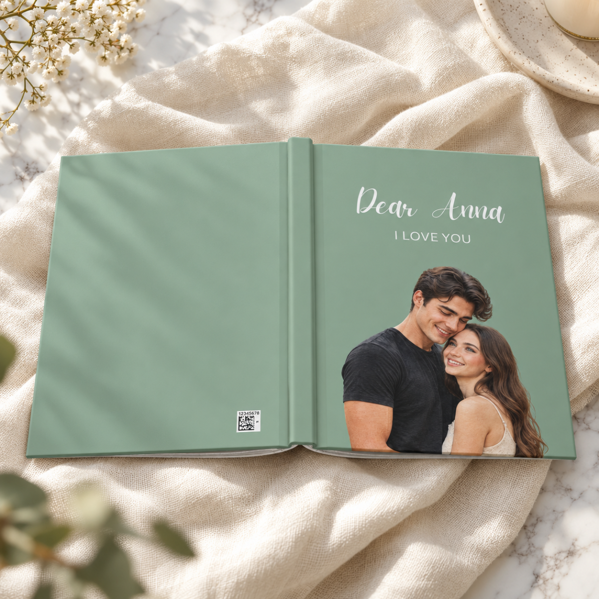 custom hardcover journal with your photo + name custom hardcover journal with your photo + name
