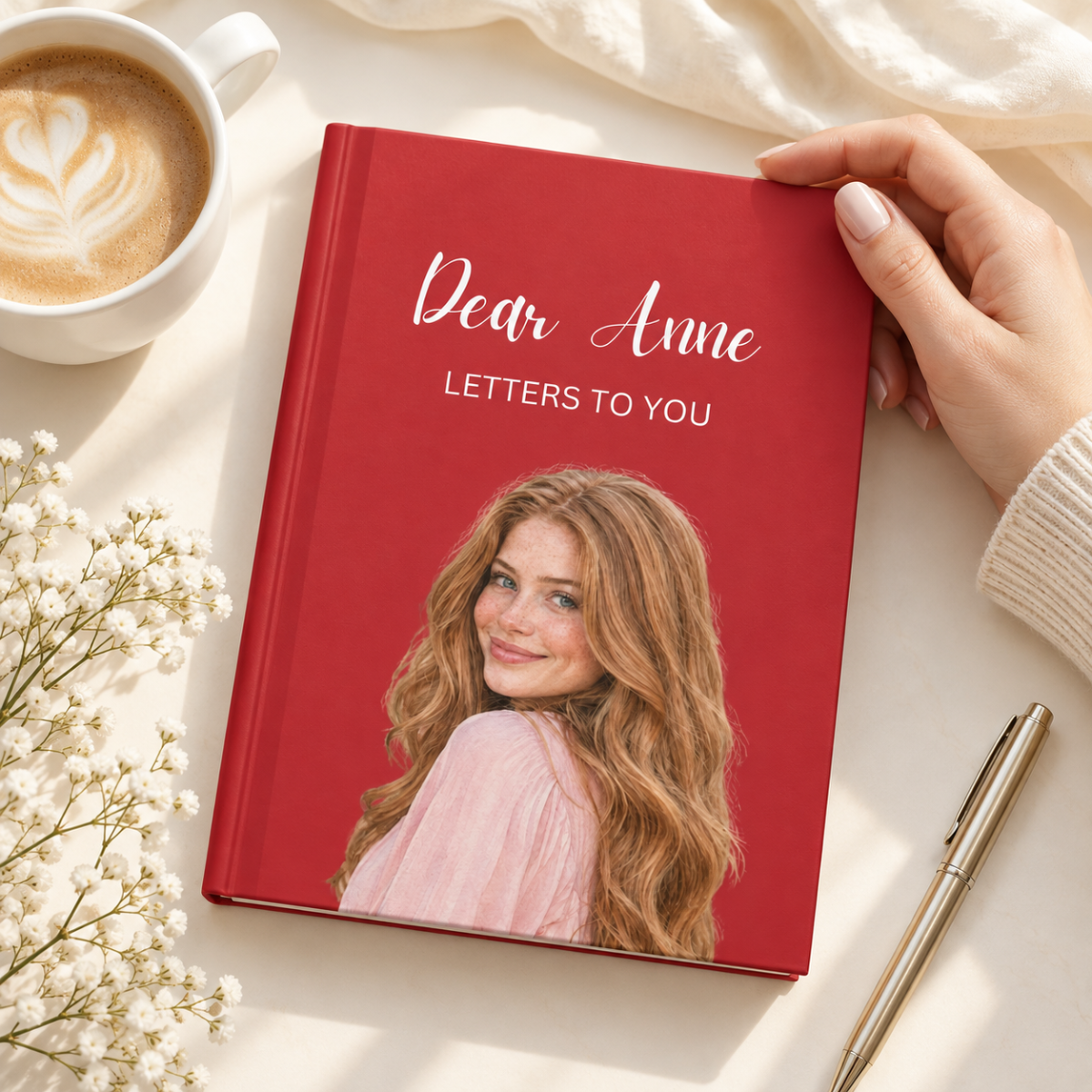 custom hardcover journal with your photo + name custom hardcover journal with your photo + name