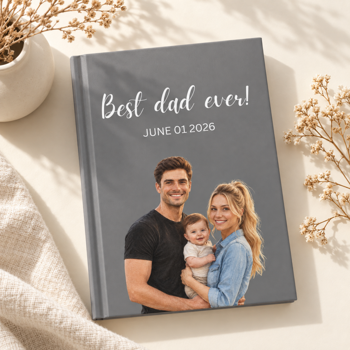 custom hardcover journal with your photo + name custom hardcover journal with your photo + name