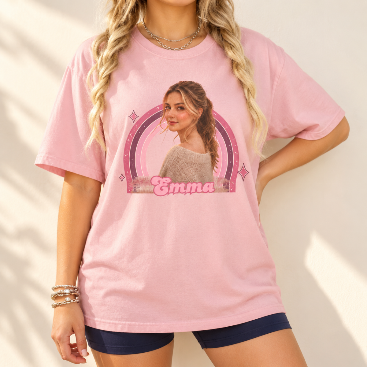 custom comfort colors vintage retro photo shirt your photo + name custom comfort colors vintage retro photo shirt your photo + name